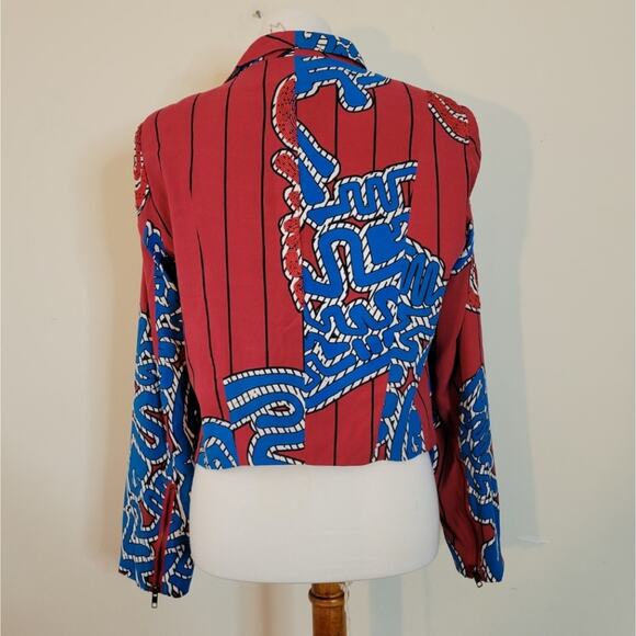 Cooper Trelise Cooper Tinker Sailor 3D Printed Jacket Size 6 - Picture 6 of 10